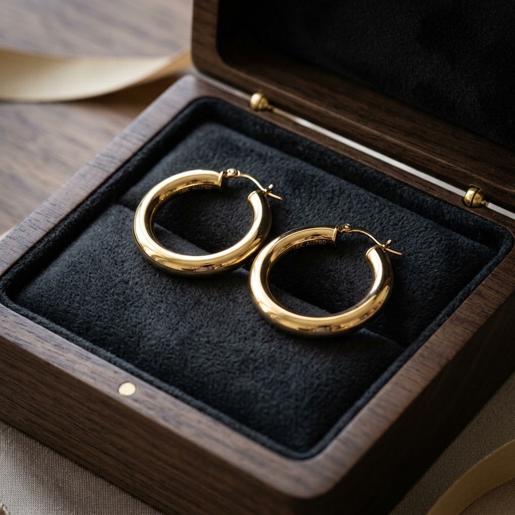 Gold Hoop Earrings